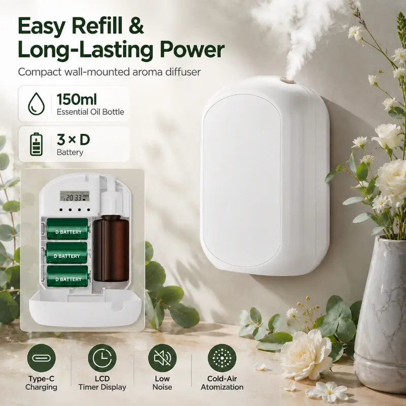 Battery Powered Toilet Aroma Dispenser