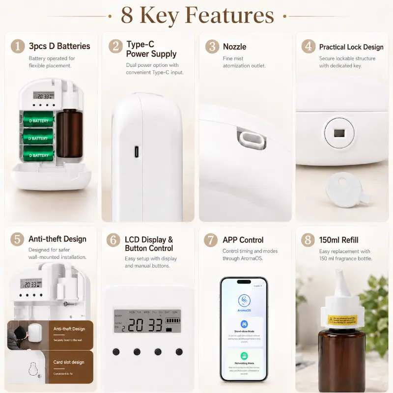 Commercial Toilet Aromatic Diffuser